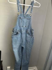 Universal Thread Blue Denim Women's Overall Button-Up 10/30R