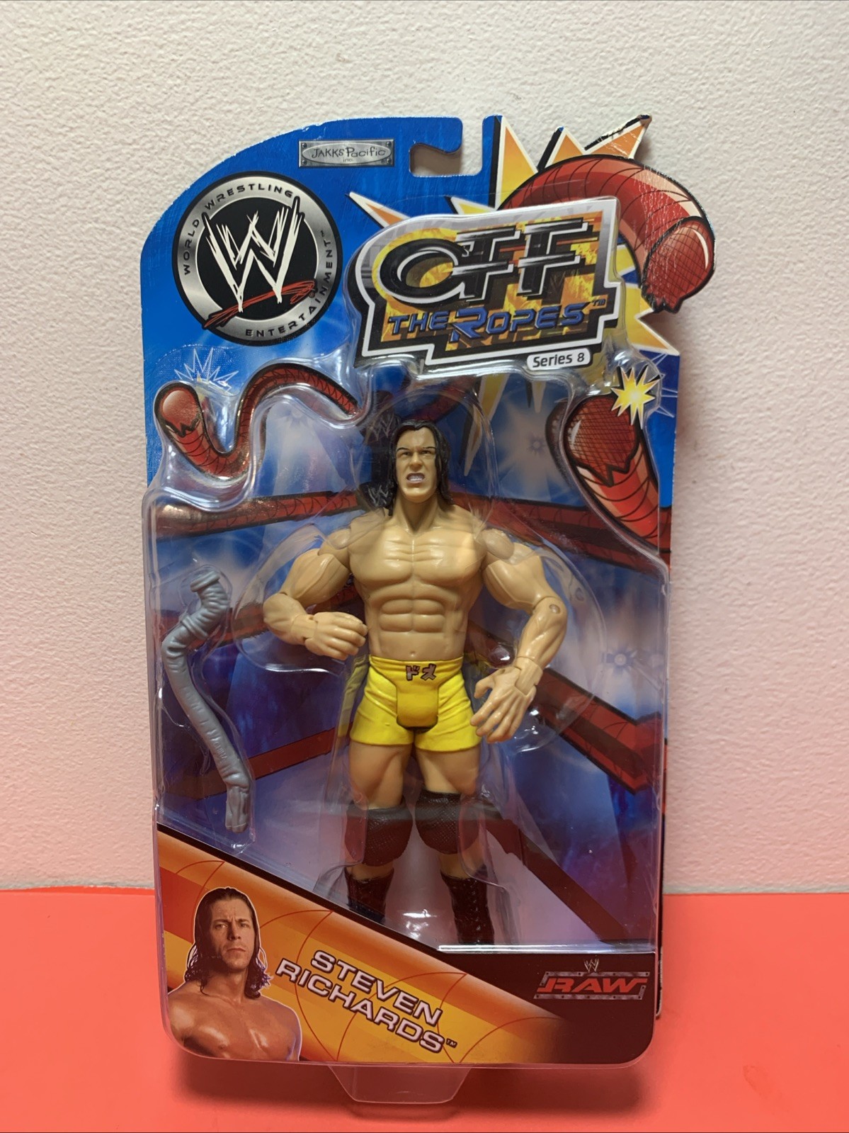WWE RAW Off The Ropes Series 8 Steven Richards Collectible Action Figure 2004