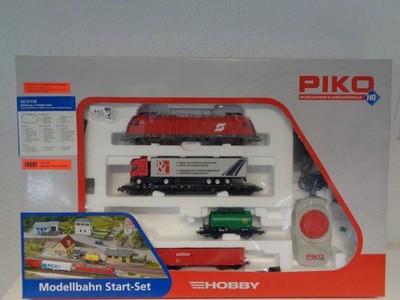 Piko H0 Start-Set 57170 Güterzug DB Cargo Lok Digi Schnittstelle in OVP JL8317