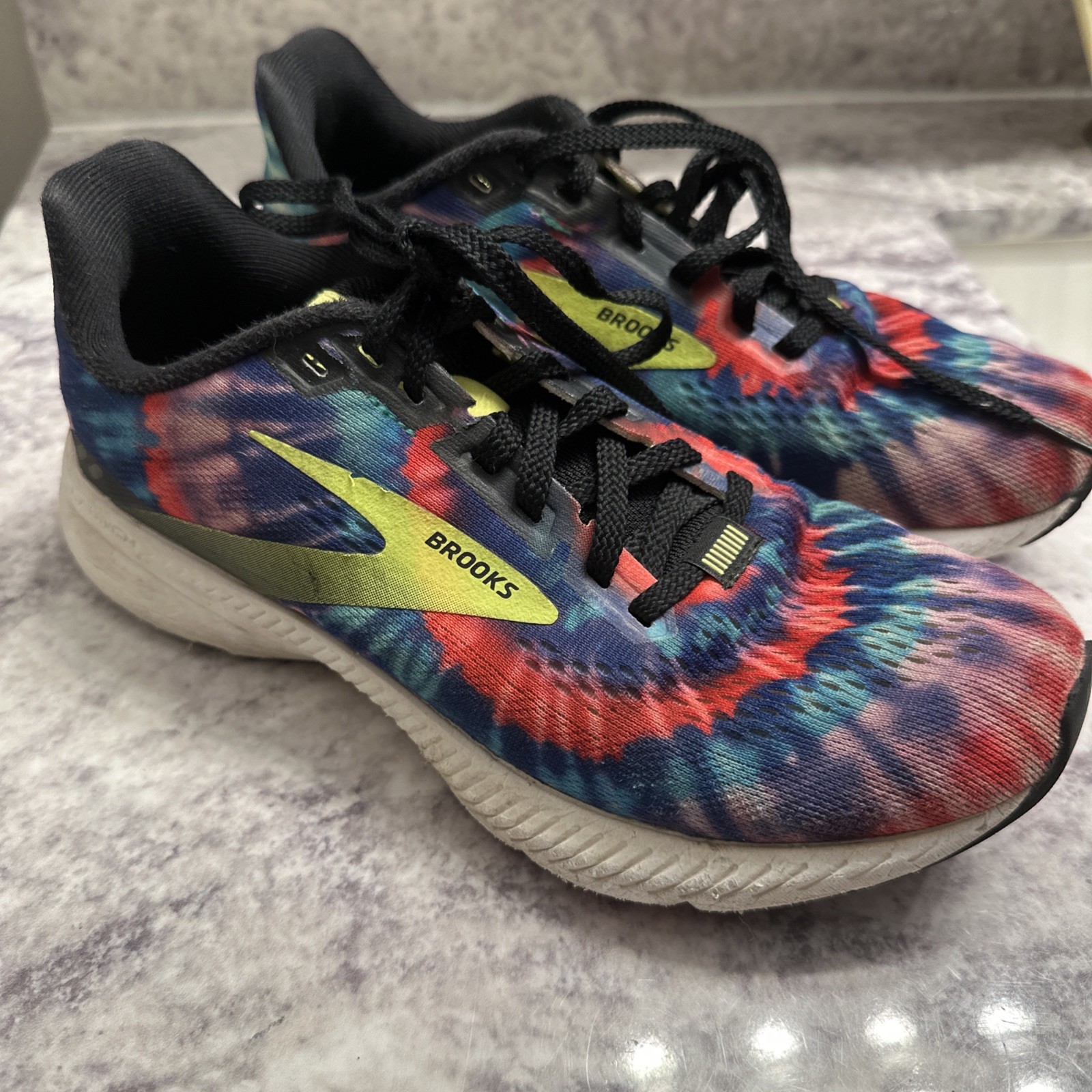 Brooks Women's Launch Rock N Roll Marathon Tie Dye Running