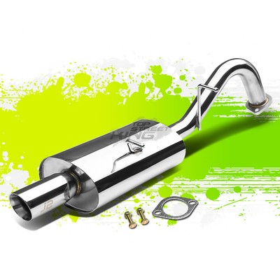 J2 3''ROLLED MUFFLER TIP STAINLESS STEEL CATBACK EXHAUST FOR 08-14 SCION xD XP110