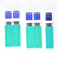 Berol Turquoise 0.7mm Mix H,2H,HB Leads Mechanical Pencil Refills 60 Leads