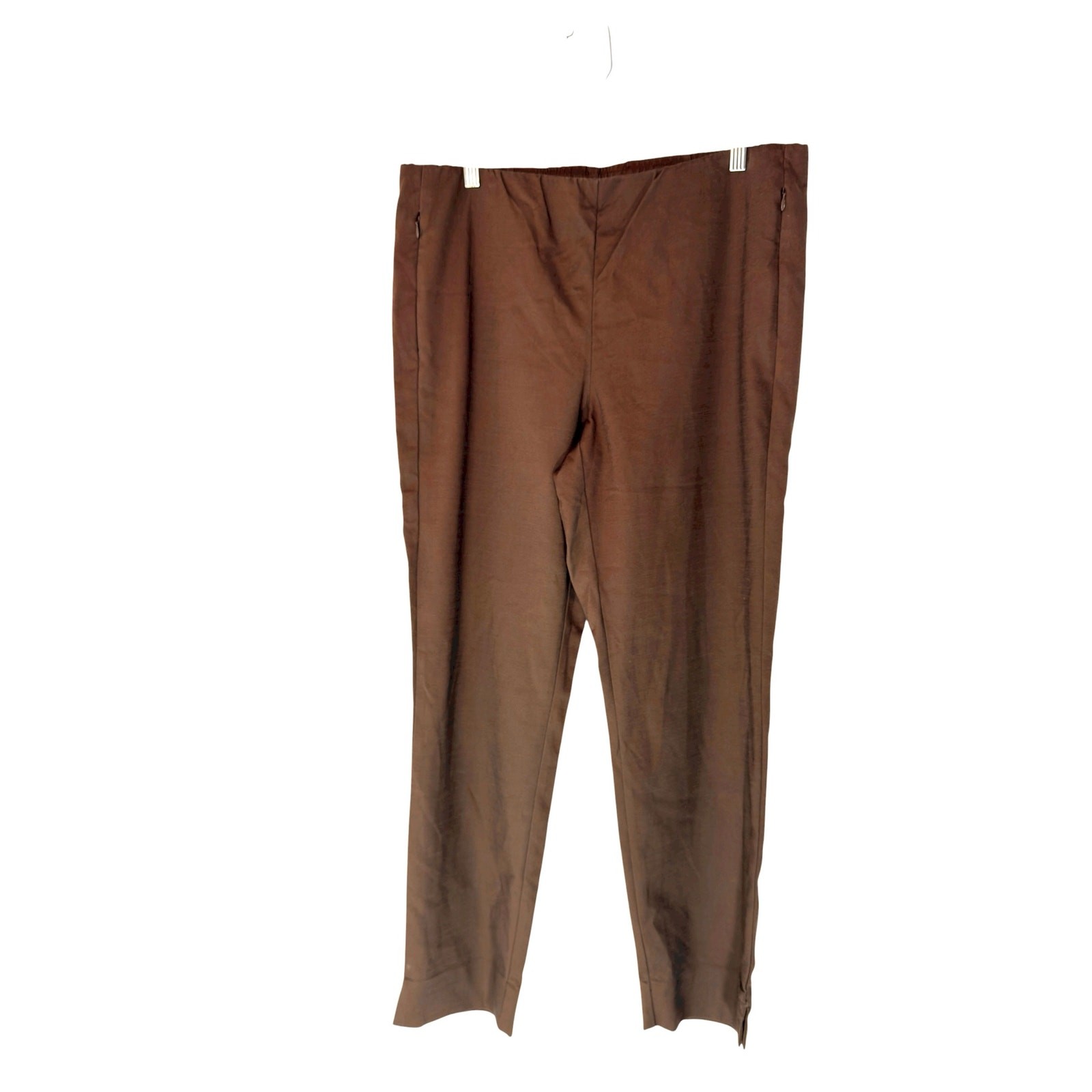 J. Jill Essential Cotton Stretch Brown Basic Stre… - image 1