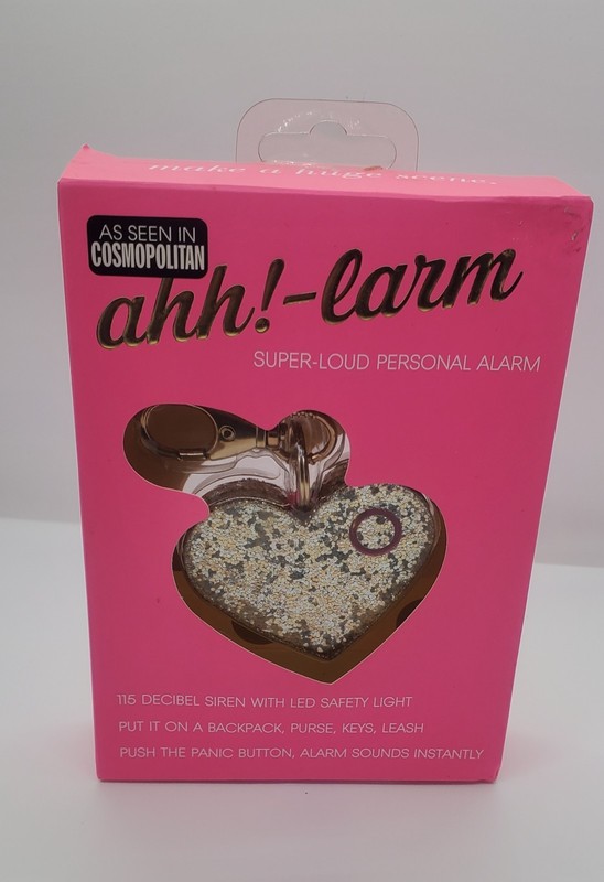 Ahh Alarm Super Loud Personal Alarm With Glitter 115 Decibels