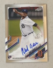 2021 Topps Chrome Rookie Auto #RA-RG Rony Garcia Detroit Tigers