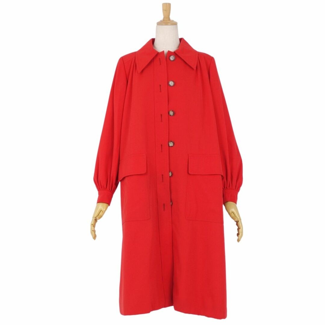 Cappotto vintage Yves Saint Laurent lungo lana tinta unita capospalla donna usato0