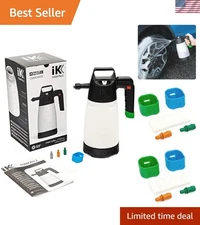 Heavy-Duty 64oz Foam PRO 2 Pump Sprayer with Color-Coded Adapters & Nozzles