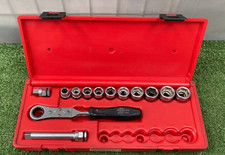 Snap-on Low Clearance Profile Pass Through Socket & Ratcheting Set [Sold as is]