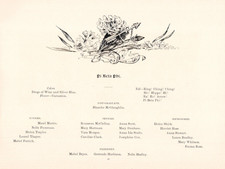 1898 The Indiana University Arbutus Page Pi Beta Phi Fraternity Members List