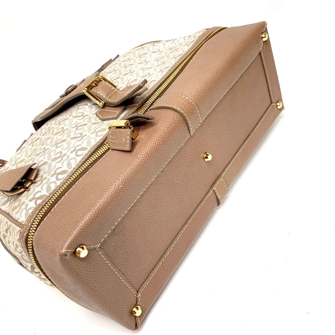 LOEWE Leather Canvas Handle Bag — image 5