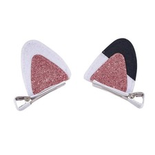 2 Pcs Cat Ears Hair Clips for Girls Cute Glitter Cat Ear Hair Pins Animal Hai...