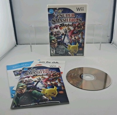 Super Smash Bros. Brawl (Nintendo Wii, 2008) CIB - Disc VG+