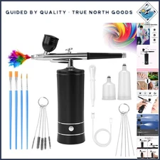 Wireless Airbrush Kit with Precision 0.3mm Nozzle for Professionals & Artists