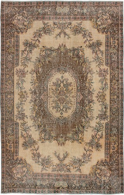 #ad Traditional Vintage Hand Knotted Area Rug 5#x27;8quot; x 8#x27;11quot; Oriental Wool Carpet $393.80
