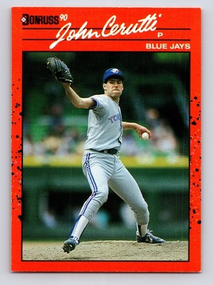 1990 Donruss #645 John Cerutti Toronto Blue Jays Baseball Card