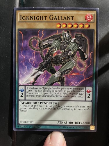 Yu-Gi-Oh! Karte Igknight Burst (CORE-EN073) – Rare, 1st Edition Aus Clash Of Rebellions