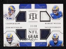 2020 Panini National Treasures 32/99 Cooper Kupp Robert Woods Josh Reynolds 1mi4