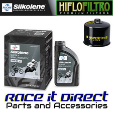 Oil & Filter for Kawasaki 1000 Ninja H2 SX SE+ 2019-2021 Racing Silkolene Hiflo