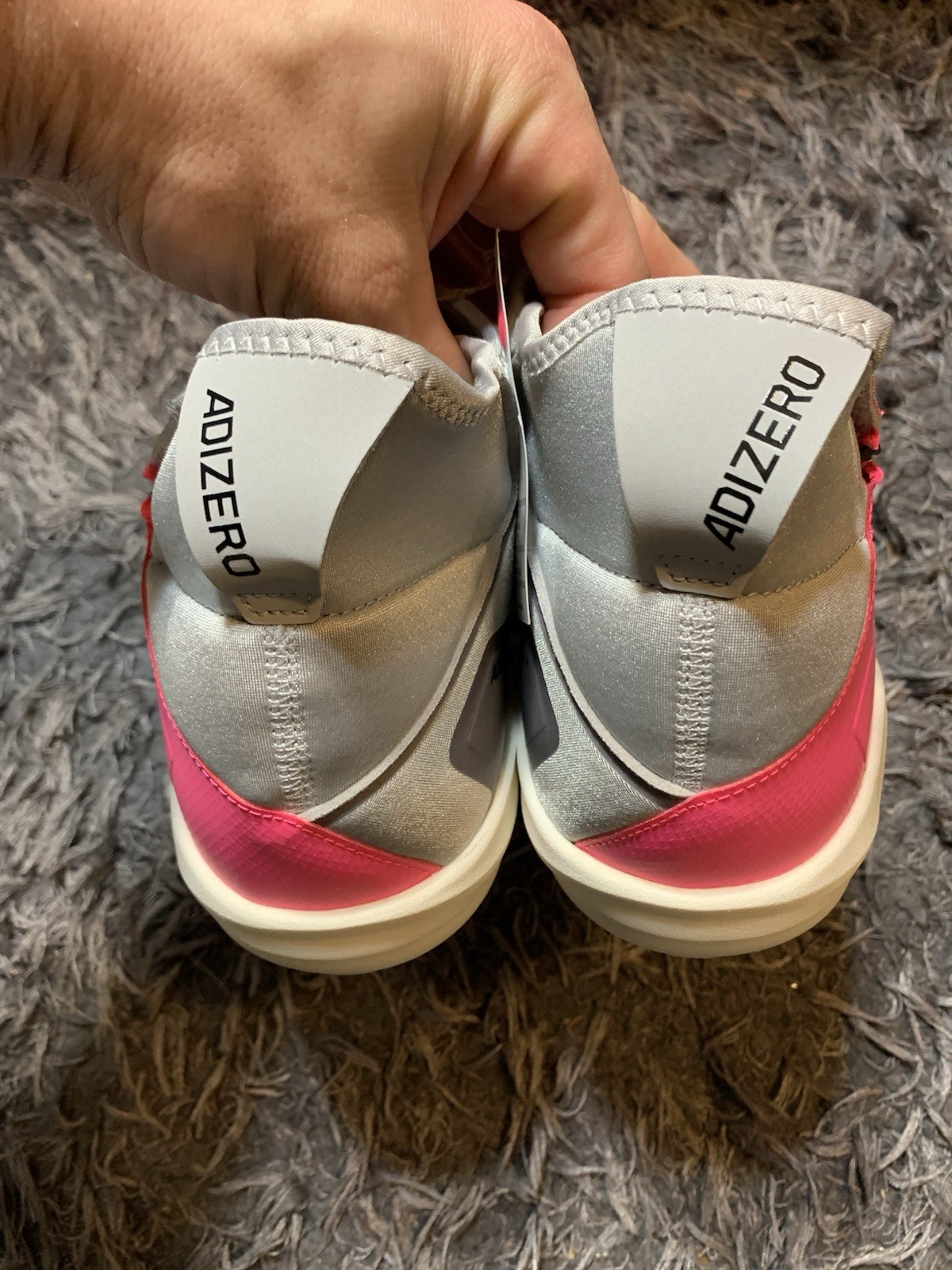 NEW Men's Size 12 adidas Adizero Impact+ BSB Baseball Cleats IF8484 Hot Pink thumbnail 7