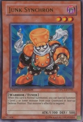 Moderately Played Junk Synchron - DPCT-ENY01 - Ultra Rare - Limited Edition - Yu