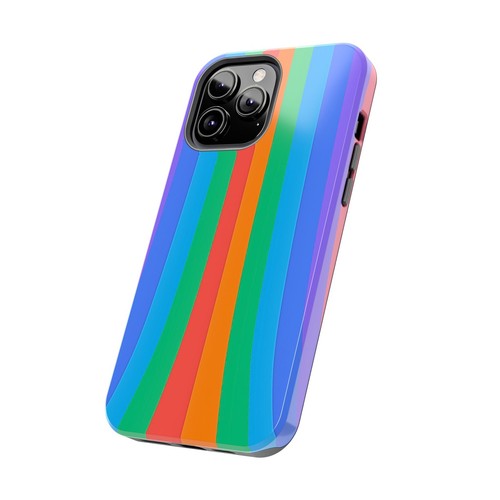 Hippie Rainbow Style Lines Tough Phone Case | Aesthetic - 第 52/108 張圖片