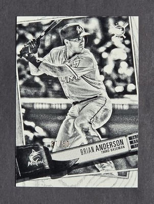 2019 Topps Big League - Brian Anderson #317 Artist Rendition /50 Marlins