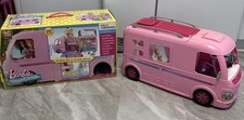 Barbie Pop Out DreamCamper Vehicle With Pool & Accessories and Box (FBR34) EUC