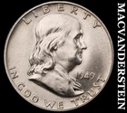 1949-D Silver Franklin Half Dollar - FBL - Choice Gem Brilliant Unc++  #J8562