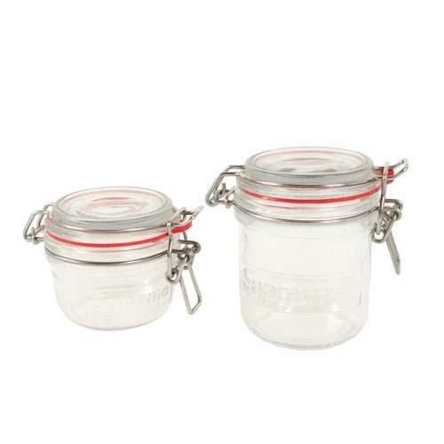 Lot de bocaux Supreme verre transparent divers et accessoires occasion BEEG 0