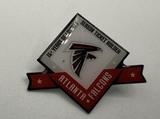 Atlanta Falcons Football Team Logo Season Ticket Holder Enamel Lapel Pin Hats