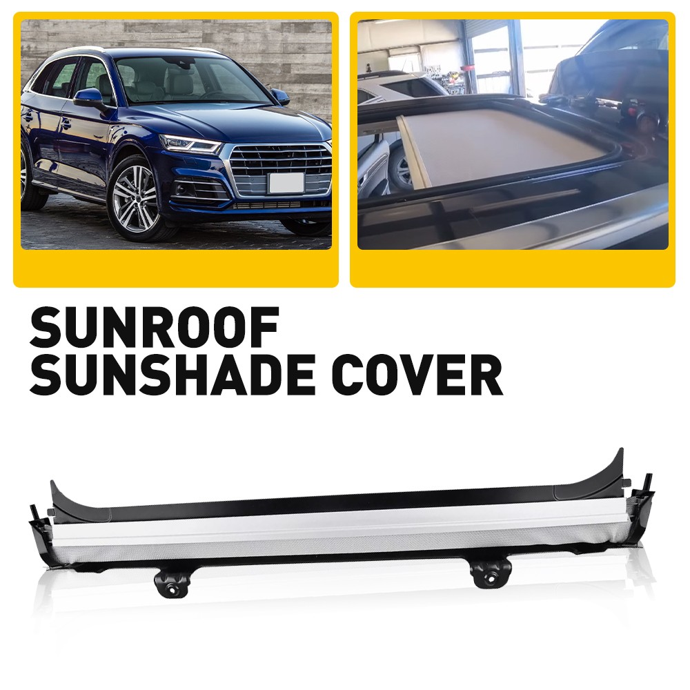 Car Gray Sunroof Cover Sunshade Curtain For VW 2010-2014 Golf 2008-09 VW Jetta