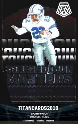 Emmitt Smith 2024 Panini Mosaic Touchdown Masters Dallas Cowboys #TM-ESH