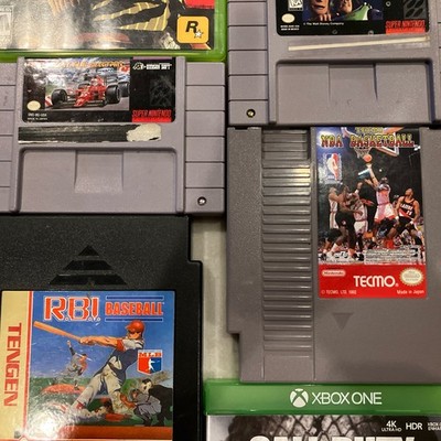 INSANE!!! VIDEO GAME LOT!!! ATARI/SNES/NES/GBA/XBOX 360/XBOX ONE!!!9GREATGAMES!!