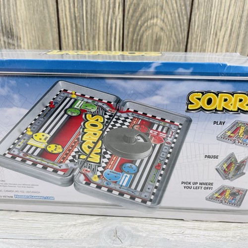 SORRY! Board Game by Hasbro in Portable Case Travel Road Trip Full Gameplay NEW - Picture 9 of 17