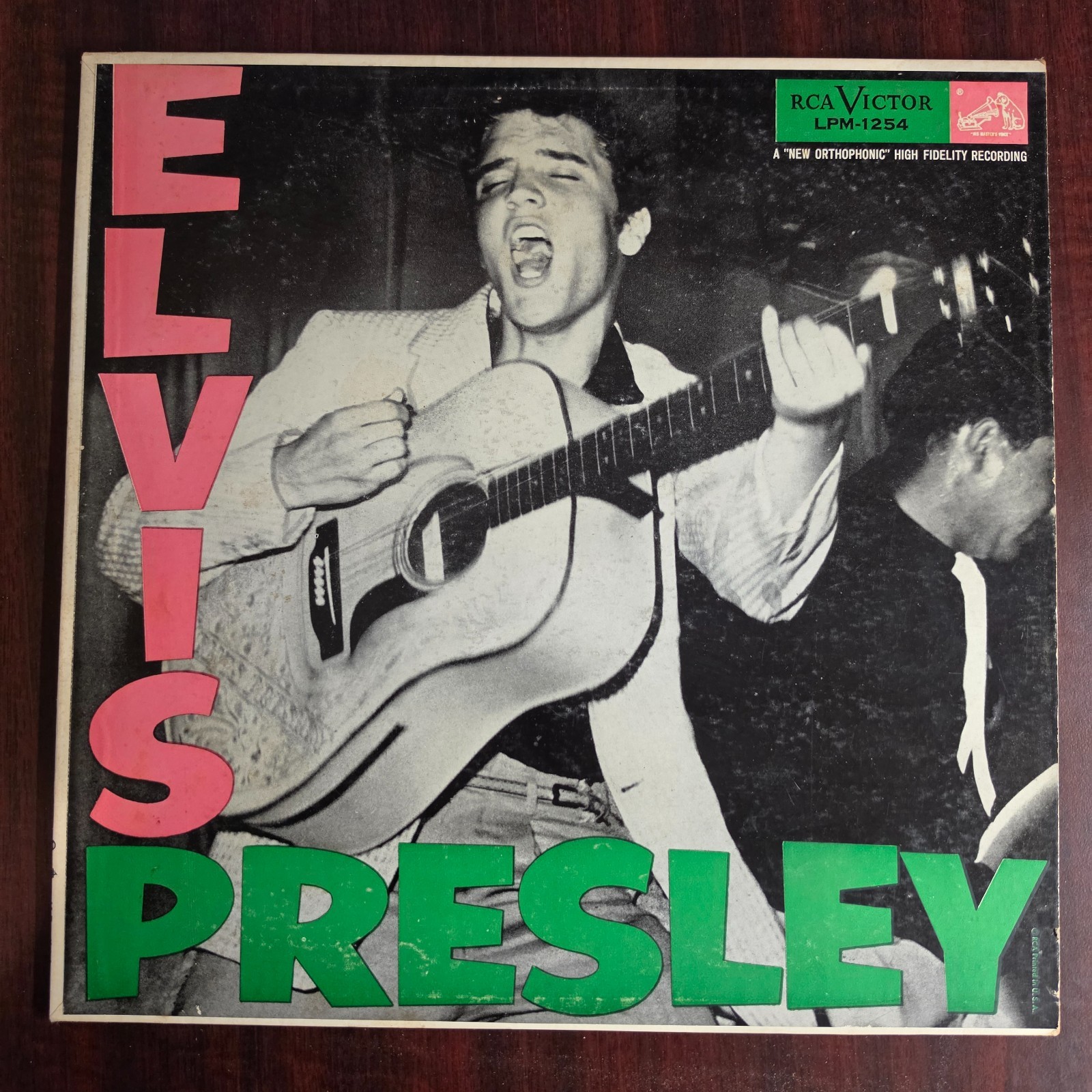 Elvis Presley 1956 RCA Victor LPM-1254 1st LP Debut S/T LP I 5S/6S Original Rare