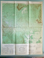 6238 - Rare - LAOS MAP - Restricted DOD - MAAG LAOS - CIA - 7th SFG, Vietnam War