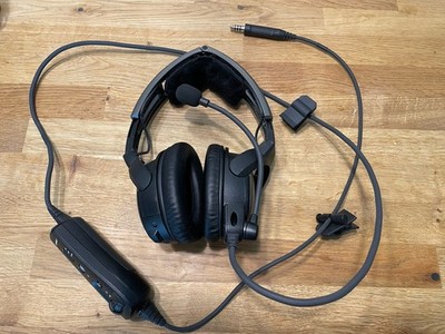 Bose A20 Aviation Headset BLUETOOTH - U-174 Single Plug - High Impedance