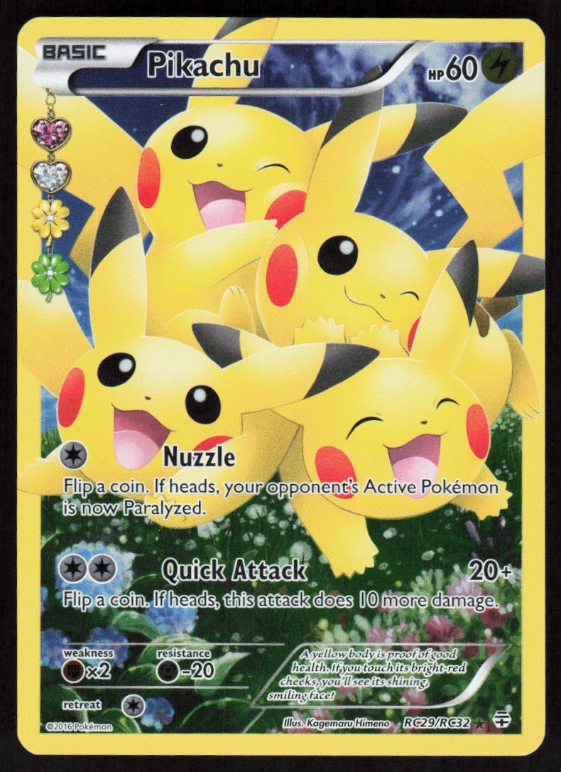 Pikachu (Full Art) RC29/RC32 Generations: Radiant Collection 2016