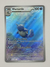 Illustrazione Wartortle Scarlet & Violet 171/165 rara ottime condizioni