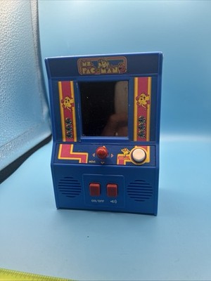 Ms. Pac-Man Mini Arcade Game Basic Fun  Retro Handheld Tested Works Used