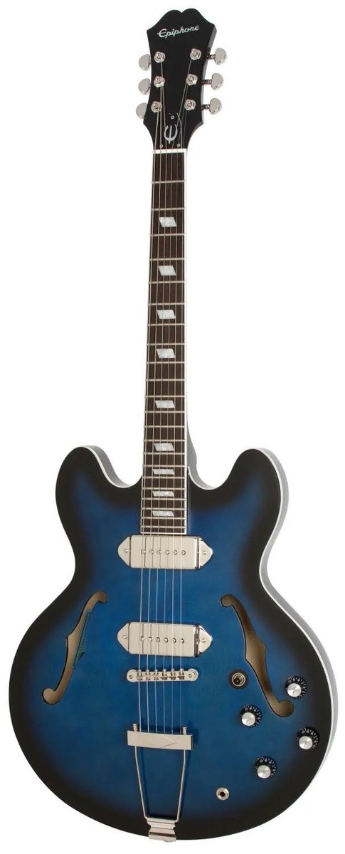 Epiphone casino 2007年製　 Gary Clark Jr. Epiphone Gary Clark Jr. Blak and Blu Casino Blueburst - Muziker