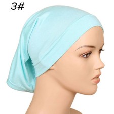 Women Muslim Head scarf Inner Hijab Caps Islamic Underscarf Ninja Scarf Hat