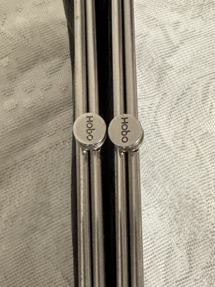 HOBO Lauren Black Embossed Patent Leather Double-Frame Clutch Wallet - Image 4 of 4