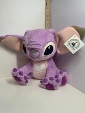 Disney Parks Lilo Stitch Plush Girlfriend Angel Purple Pink Alien Heart 15