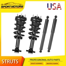 Set 4 Front+Rear Shocks Struts Absorbers Kit For Chevy Tahoe Suburban GMC Yukon