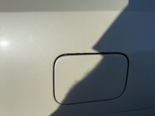 2004-2012 Mitsubishi Galant Fuel Tank Door With Hinge Gas Lid Oem Filler White