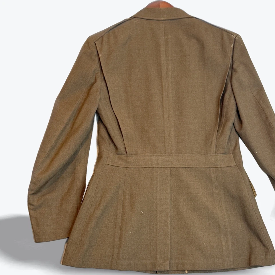 WWII US Army Officer Uniform 1940s Great Seal Brass Eagle Buttons Memorabilia - Image 2 of 4