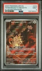 2025 POKEMON DRI EN-DESTINED RIVALS ILLUSTRATION RARE TEAM ROCKET'S MEOWTH PSA 9