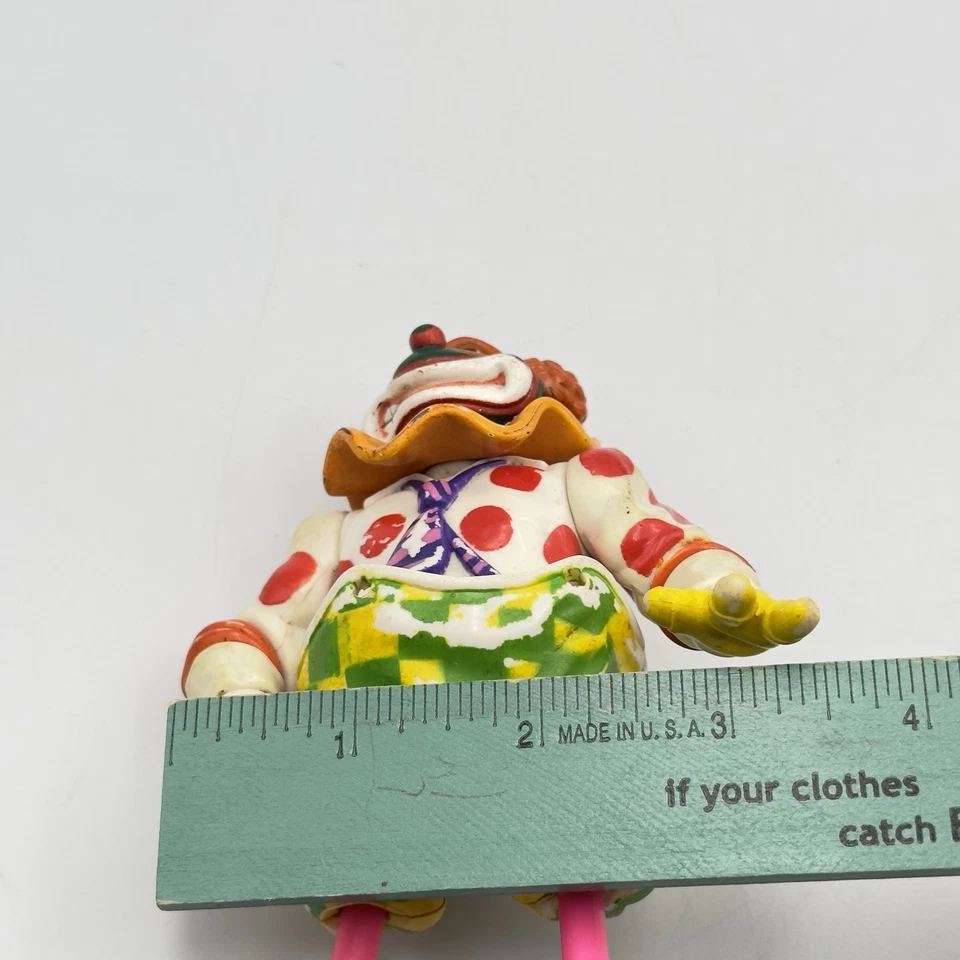 Figura de colección 1992 TMNT payaso Mike Teenage Mutant Ninja Turtle Playmates Foto 4 de 4