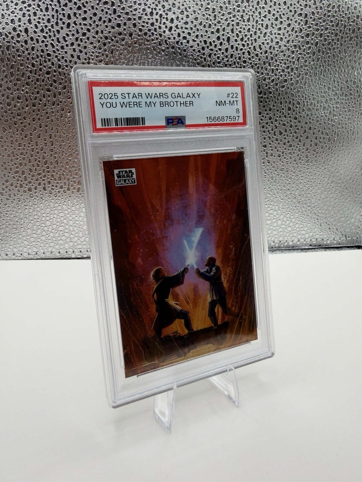 2025 Topps Star Wars Galaxy You Were My Brother PSA 8 view 1